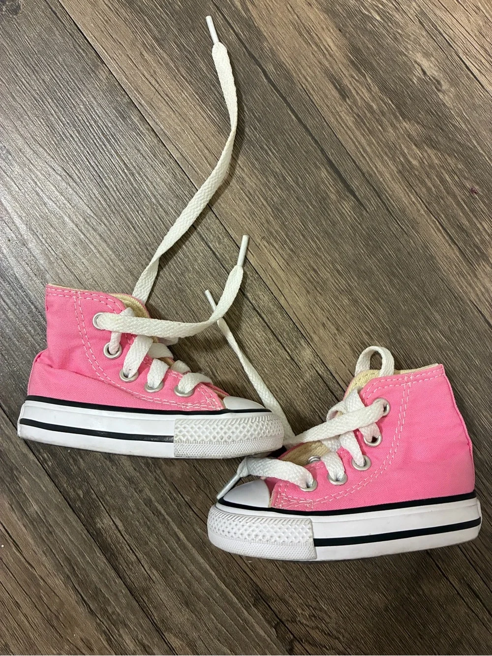 Baby Converse Pink High Tops